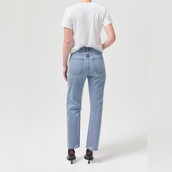 Agolde 90s Pinch Waist Jean Soundwave NWT - Picture 5 of 13